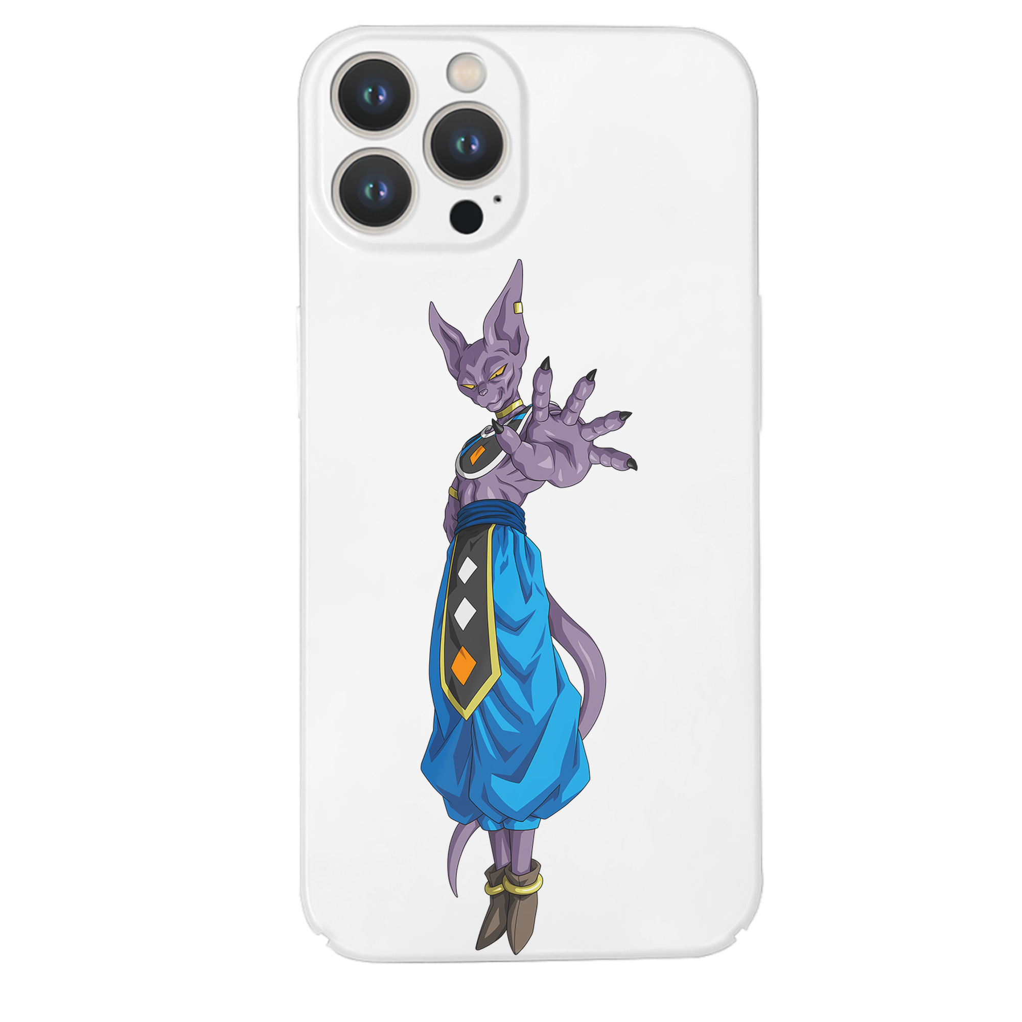 （画像用） ドラゴンボール ビルス 破壊神ビルス DRAGON BALL Beerus Birusu 【iPhone 14シリーズ対応】ハードケース
